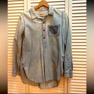 Madewell denim button up